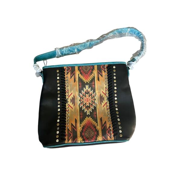 Montana West Aztec Boho Handbag - Picture 1 of 14